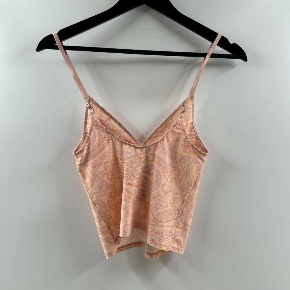 Urban Outfitters Out From Under Peach Paisley Cami (Size Medium, NWT) - Picture 5 of 7